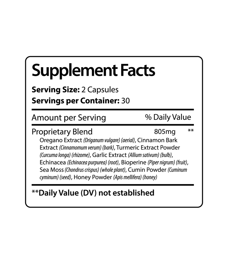 Atomic Defense - Natural health Defense* (60 Capsules) (30 Servings)