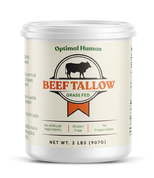 Optimal Human Pure Grass-Fed Beef Tallow