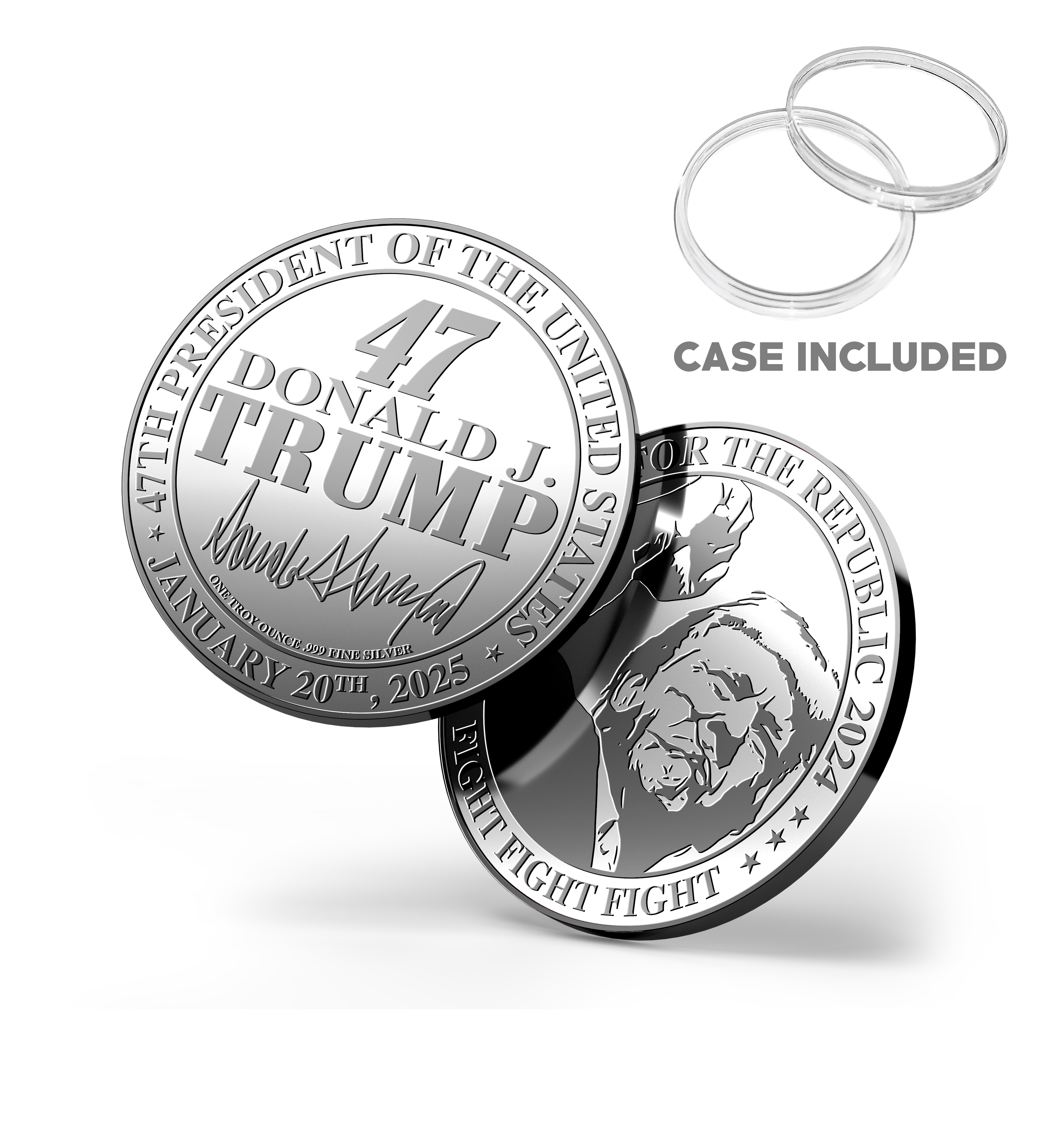 Collector’s Must-Have! Own the LIMITED EDITION 'Trump Battle For The Republic' Silver Coin — crafted...