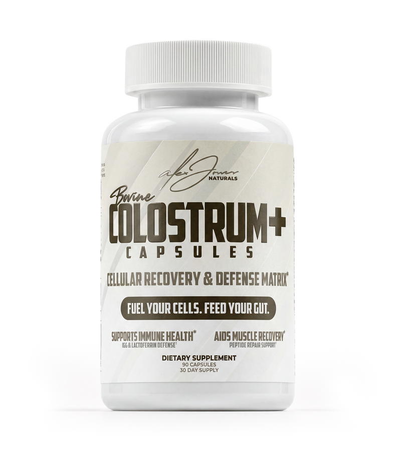 Bovine Colostrum+ Capsules - Cellular Recovery & Defense (90 Capsules) (30 Servings)