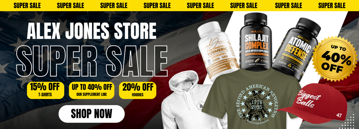 Axj Shop The Official Alex Jones Store - Shop Patriotic T-Shirts, Hats, & More ...