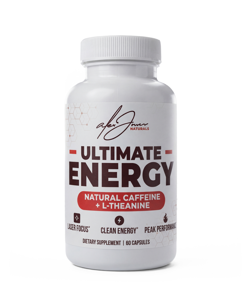 Ultimate Energy - Natural Caffeine & L-Theanine (30 Capsules) (30 Servings)