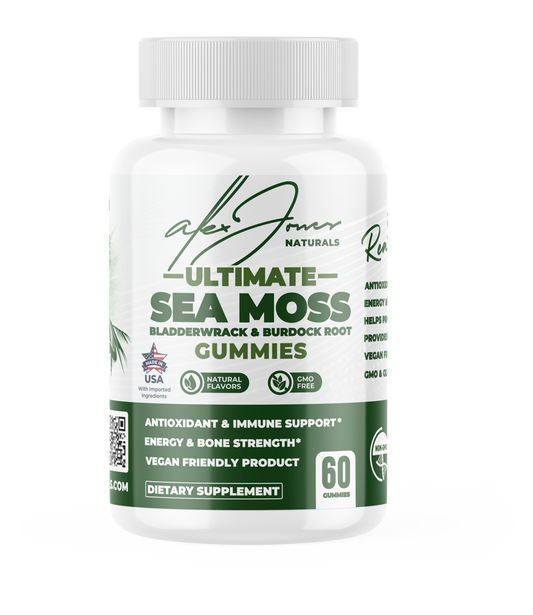 🎁 Ultimate Seamoss Gummies With Bladderwrack & Burdock Root (50% off)