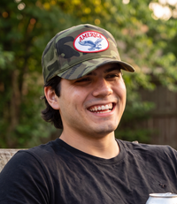 "America" Camo Rope Trucker Hat