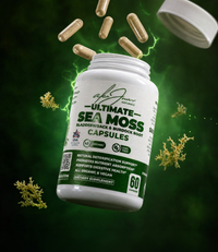 Ultimate Sea Moss Capsules With Bladderwrack & Burdock Root (60 Capsules) (30 Servings)