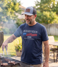 Richard Nixon 2028 — "Save Our Timeline" Premium T-Shirt