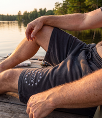 Pigment-Dyed Fleece Shorts