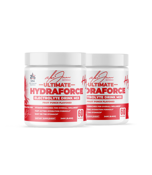 (2-Pack) Ultimate Hydraforce - Electrolyte Drink Mix (Fruit Punch)