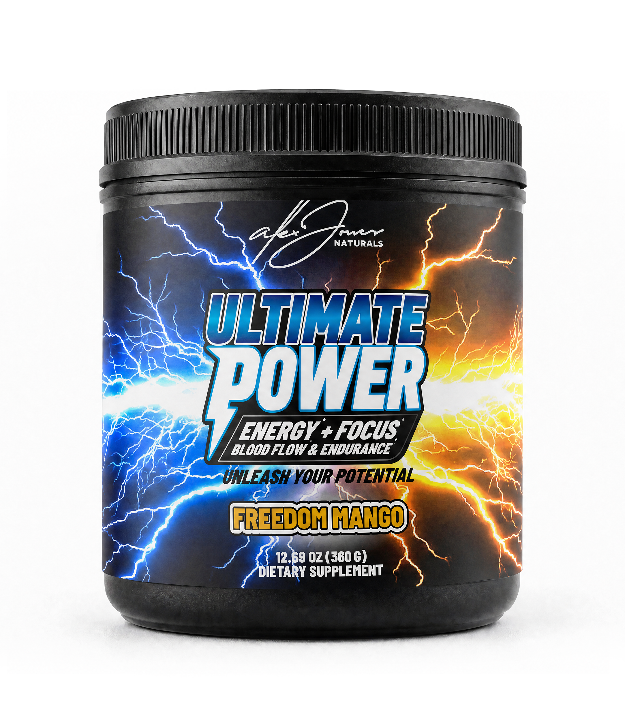 Ultimate Power Drink Mix - Energy & Focus* (Freedom Mango) (420 Grams ...