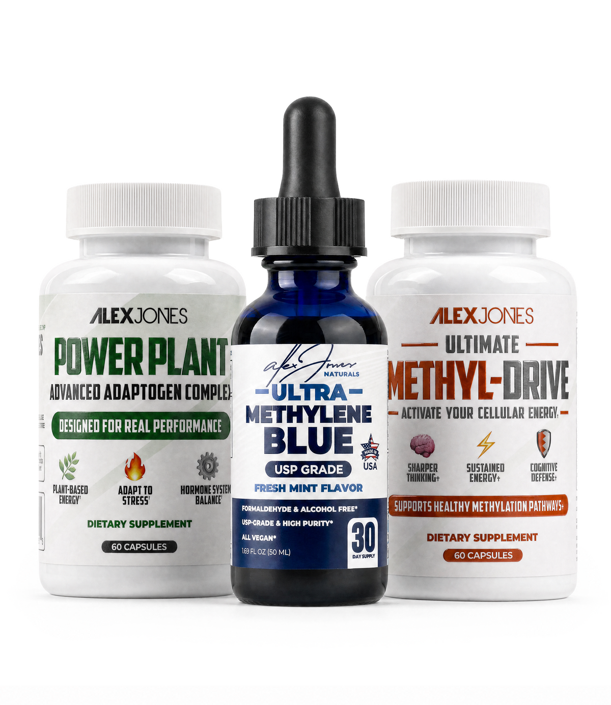 The Power Drive Bundle (3-Product Stack) (30 Servings)