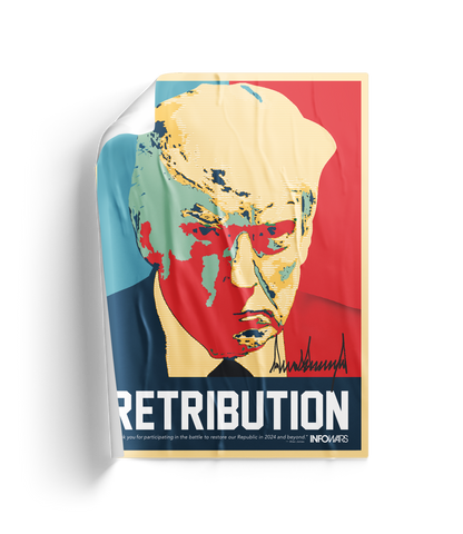 Trump Retribution Fundraiser Poster