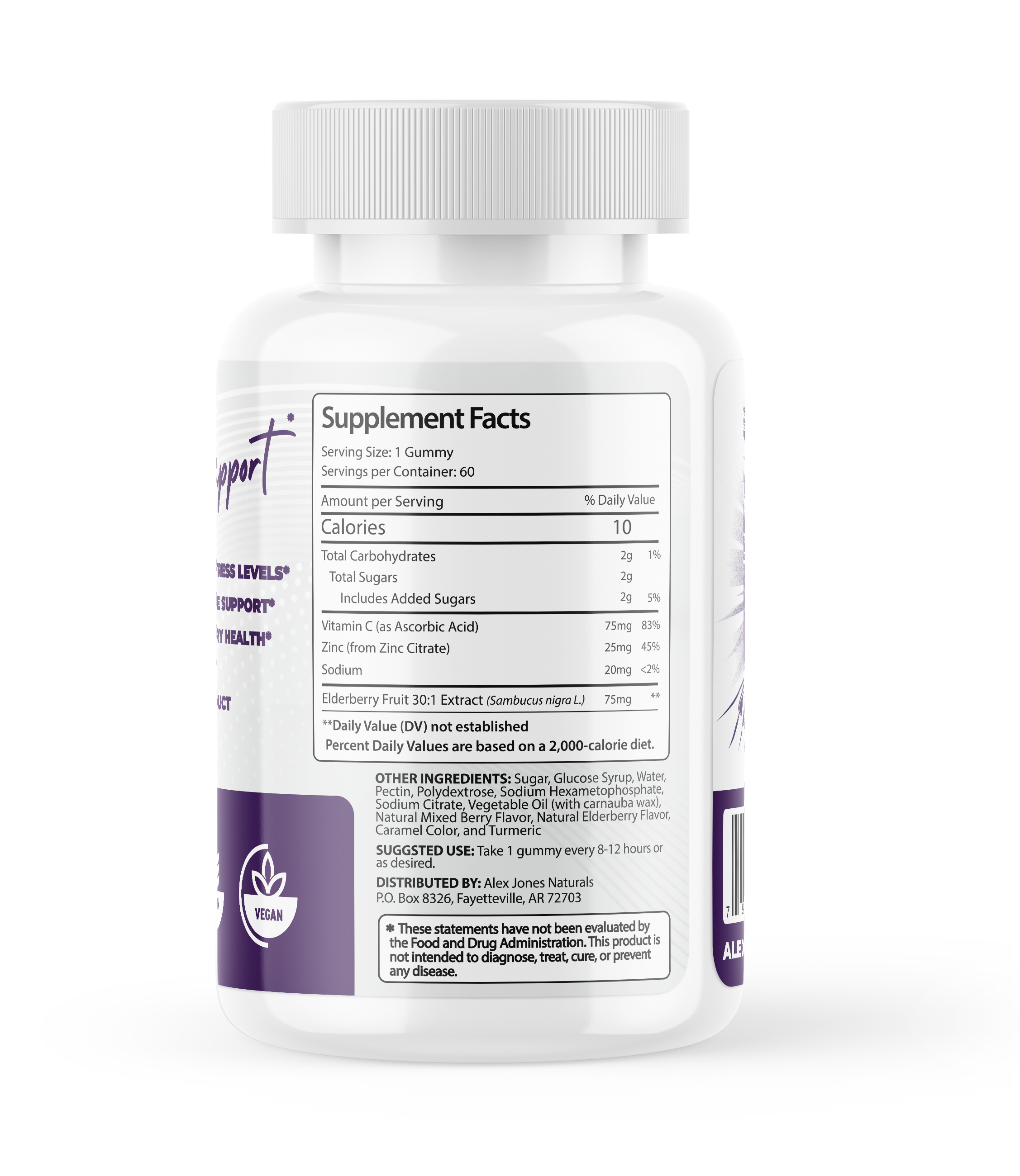 Ultimate Sambucus Gummies with Elderberry, Vitamin C, & Zinc