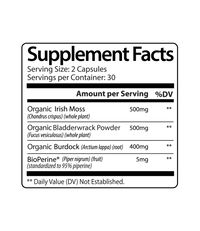 Ultimate Seamoss Capsules With Bladderwrack & Burdock Root