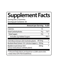 Ultimate Seamoss Gummies With Bladderwrack & Burdock Root