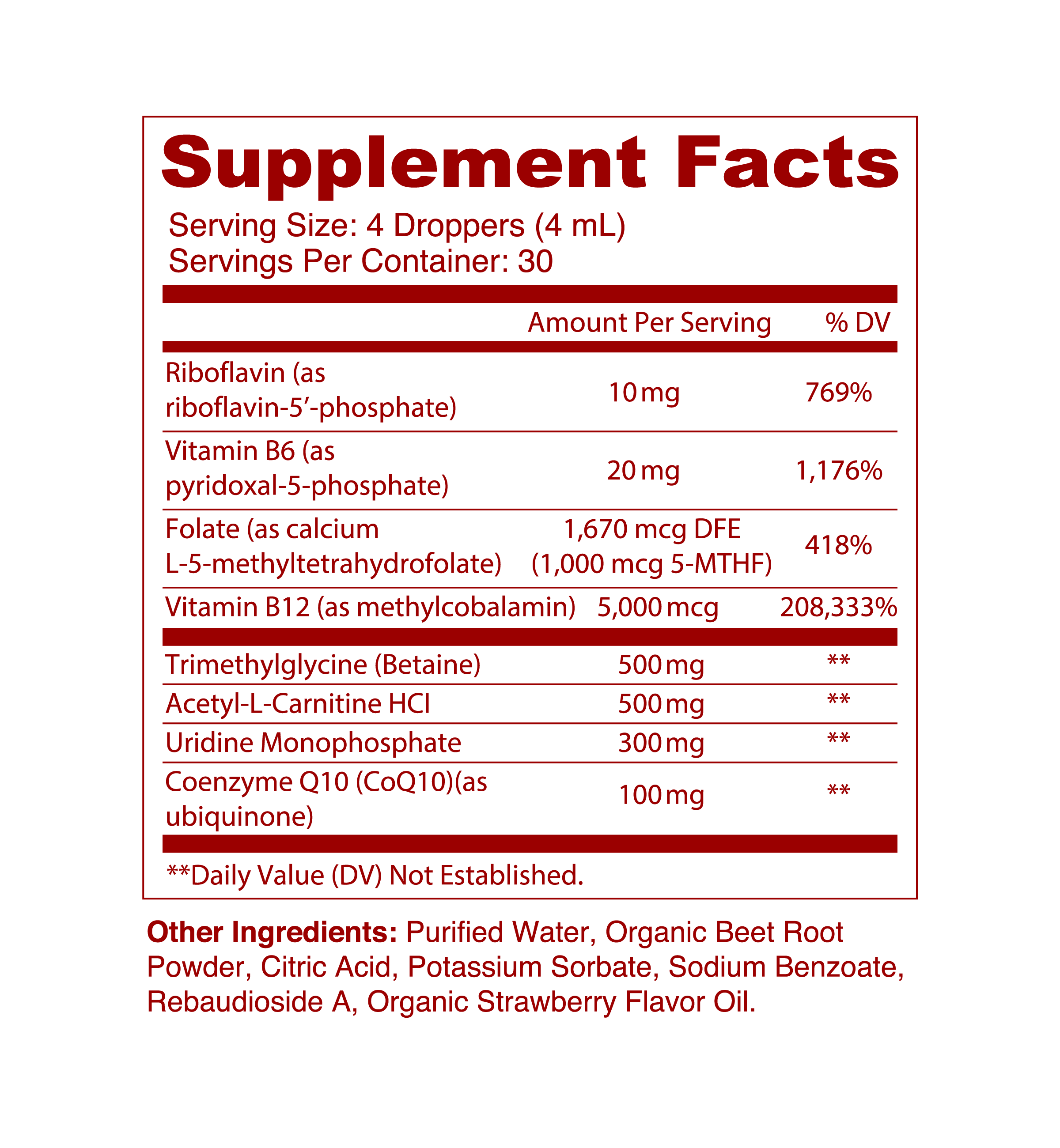 The Ultra Methylene Red - Sour Strawberry