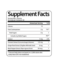 Ultimate Turmeric Gummies With Ginger Root & Black Pepper