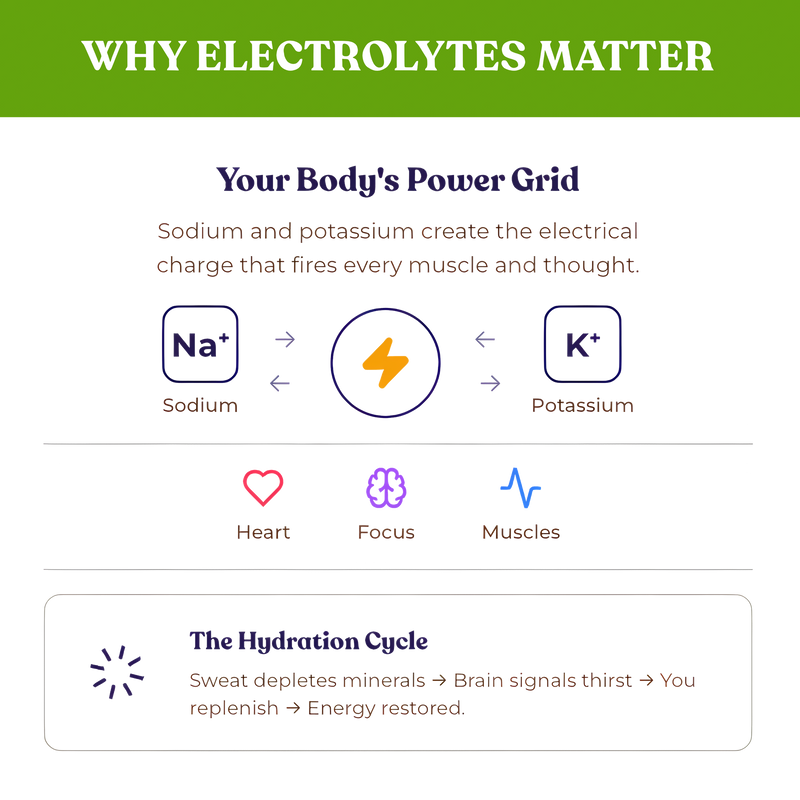 Optimal Human Hydration Drink Mix with French Sea Salt